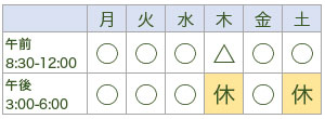 診療カレンダー2019s