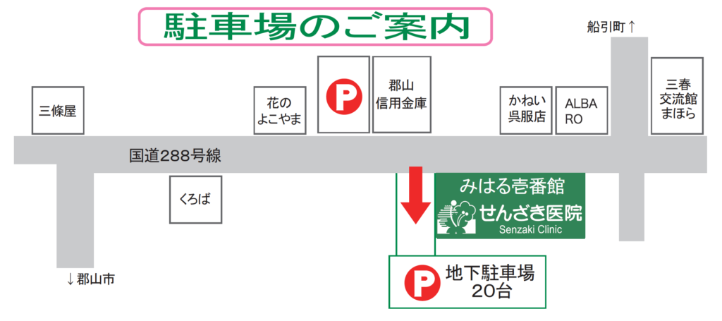 駐車場のご案内図